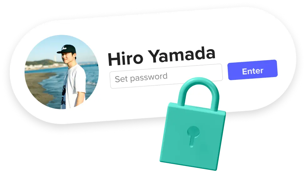 Password protected work